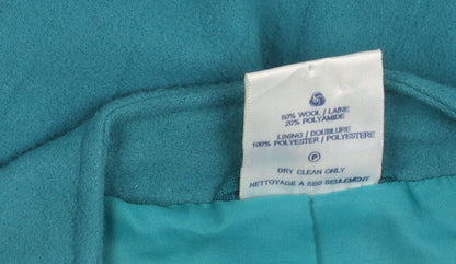 Womens UK Size 12 Eastex Green Basic Jacket Jacket