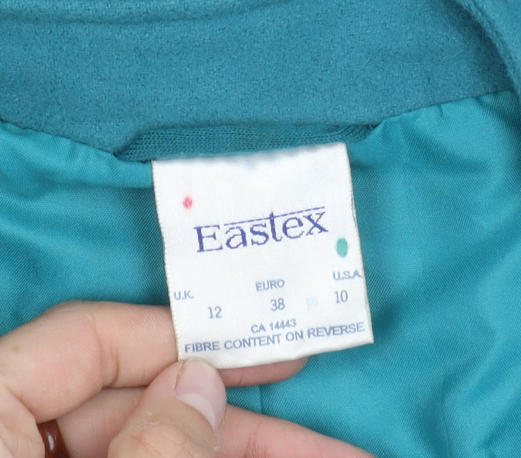 Womens UK Size 12 Eastex Green Basic Jacket Jacket