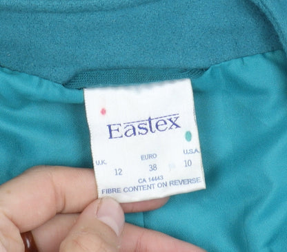 Womens UK Size 12 Eastex Green Basic Jacket Jacket