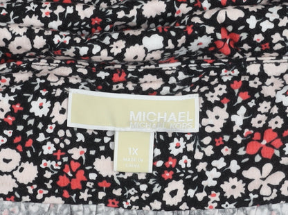 Womens UK Size 2XL Michael Kors Multicoloured Tunic Blouse