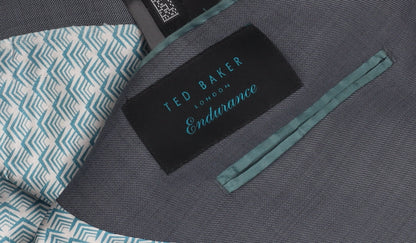 Mens UK Size 42 Ted Baker Regular Grey Suit Jacket