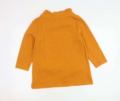 Laura Ashley Women's Orange Tunic Top Size 10