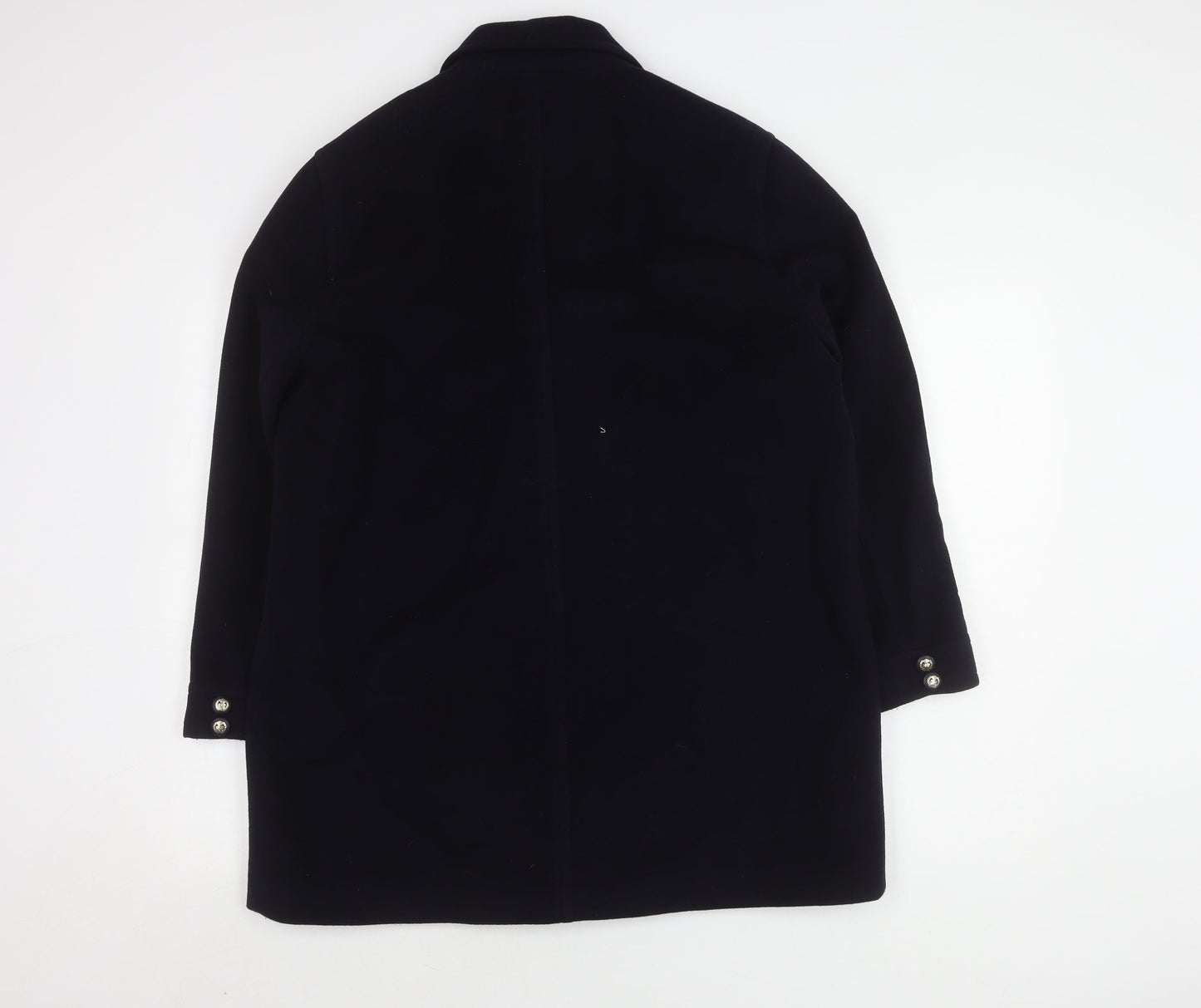 Womens UK Size 10 Viyella Black Overcoat