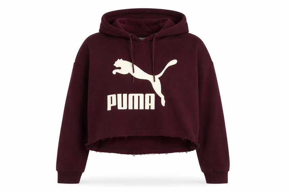 Womens UK Size 10 PUMA Red Pullover Hoodie