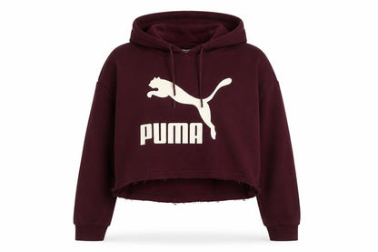 Womens UK Size 10 PUMA Red Pullover Hoodie