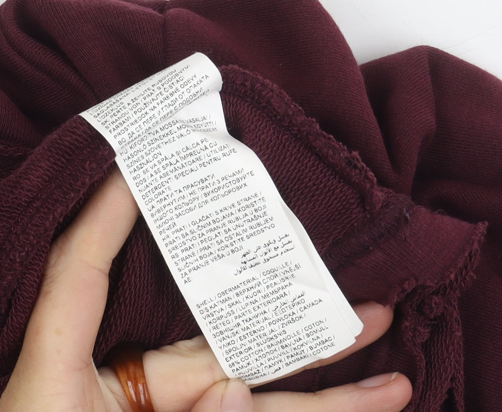 Puma Women's Red Pullover Hoodie, Size 10, Sporty Style