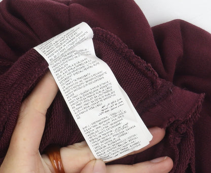 Puma Women's Red Pullover Hoodie, Size 10, Sporty Style