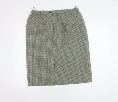 Eastex Women's Grey Midi Pencil Skirt Size 16