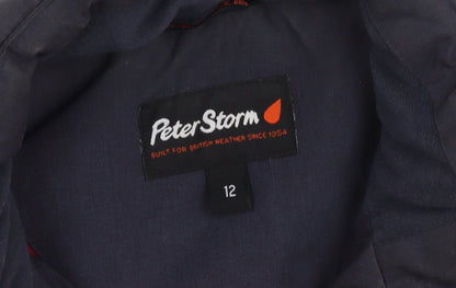 Womens UK Size 12 Peter Storm Blue Puffer Jacket