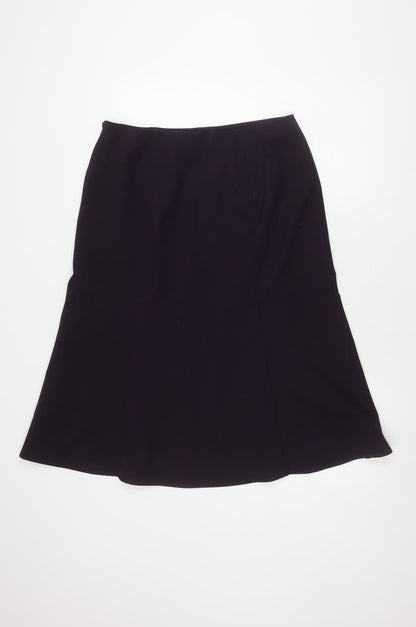 Eastex Women's Purple Knee Length Pencil Skirt Size 14