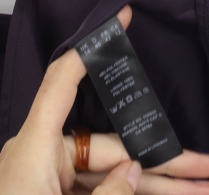 Eastex Women's Purple Knee Length Pencil Skirt Size 14