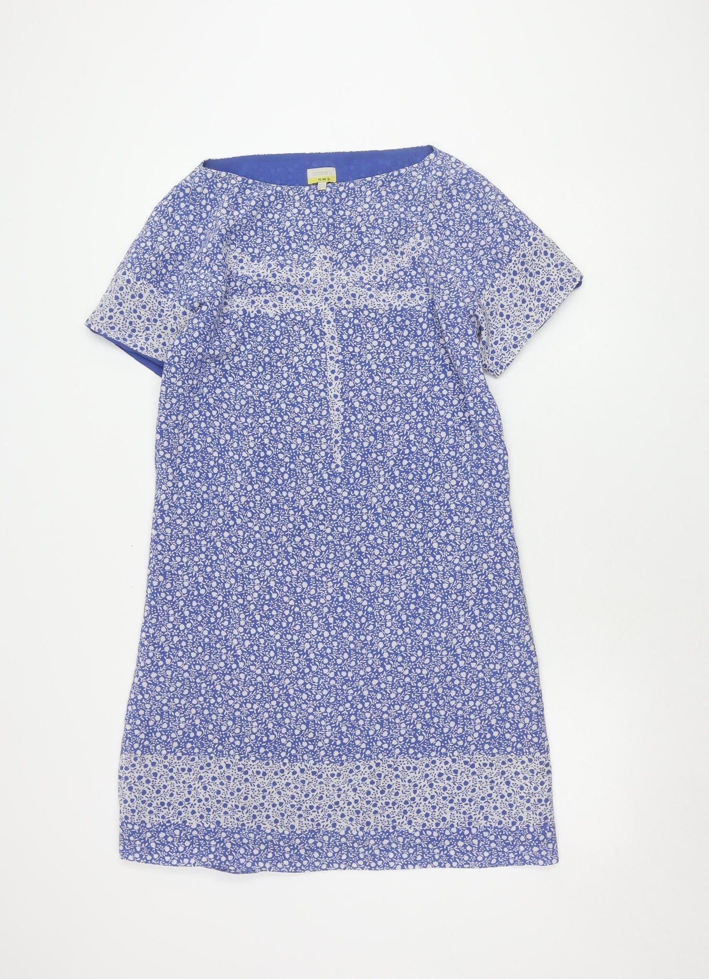 Hobbs Women Blue Floral Dress Size 8
