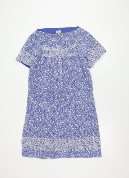 Hobbs Women Blue Floral Dress Size 8