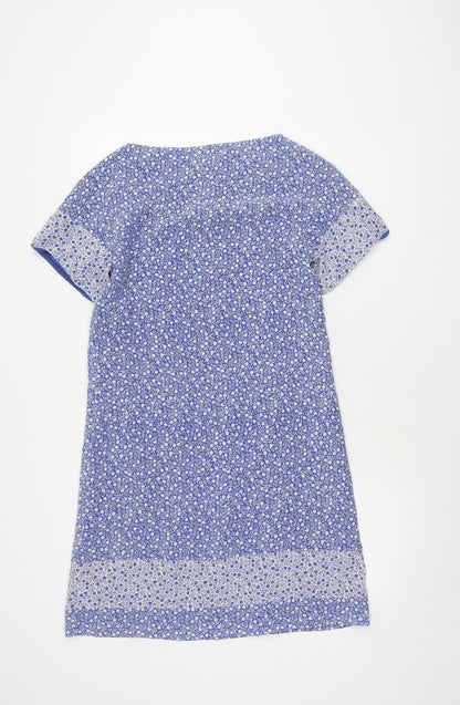 Hobbs Women Blue Floral Dress Size 8