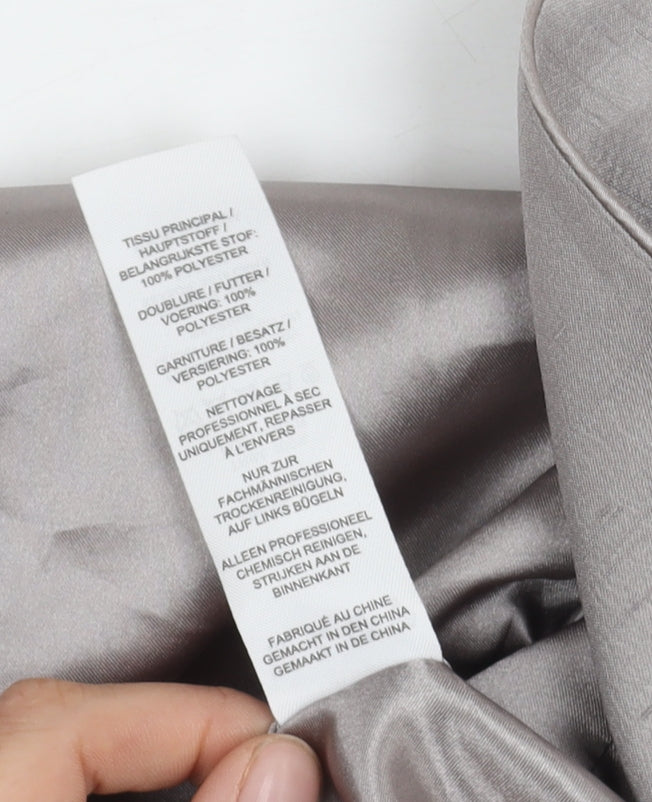 Jacques Vert Women's Grey 3/4 Sleeve Blazer Size 10