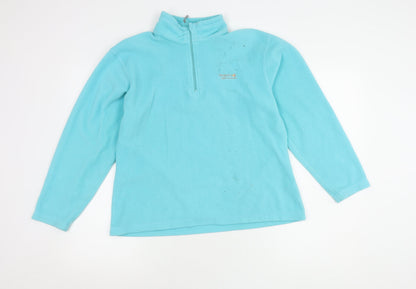 Regatta Women's Blue Fleece Sweatshirt Size 12