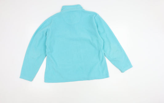 Regatta Women's Blue Fleece Sweatshirt Size 12