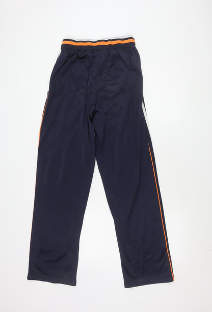 Unisex Adultss UK Size S Everlast Regular Fit Track Pants Blue Trousers