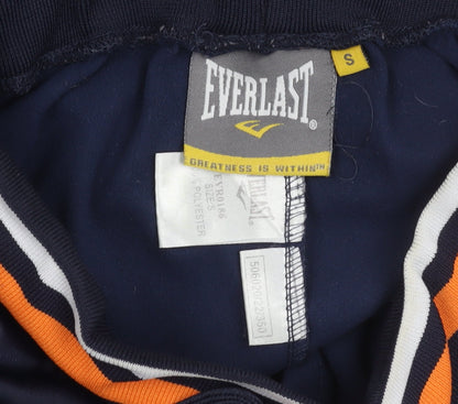 Unisex Adultss UK Size S Everlast Regular Fit Track Pants Blue Trousers