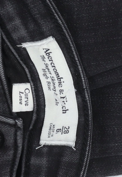Abercrombie & Fitch Women's Black Skinny Jeans Size 6