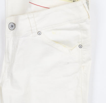 Womens UK Size 10 Tommy Hilfiger  Straight White Jeans