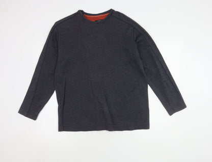 Thomas Nash Men's Grey Pullover Jumper, Size S