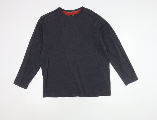 Thomas Nash Men's Grey Pullover Jumper, Size S