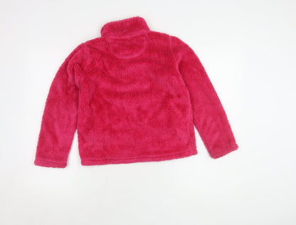 Gelert Girls Pink Fleece Pullover Sweatshirt, Size 11-12 Years