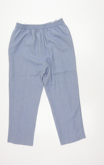 Womens UK Size 12 Honor Millburn Relaxed Fit Casual Blue Trousers