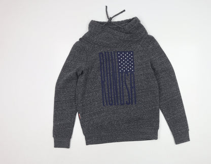 Womens UK Size S New Balance Grey Pullover Sweatshirt