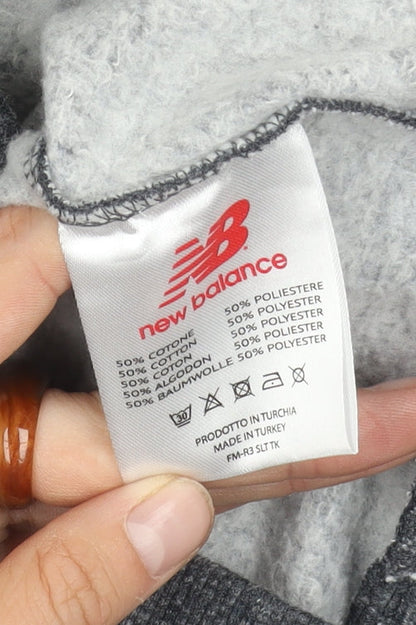 Womens UK Size S New Balance Grey Pullover Sweatshirt