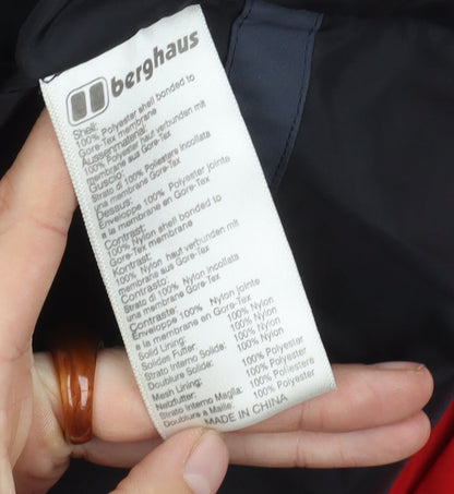 Berghaus Women's Red Waterproof Anorak Jacket Size 8