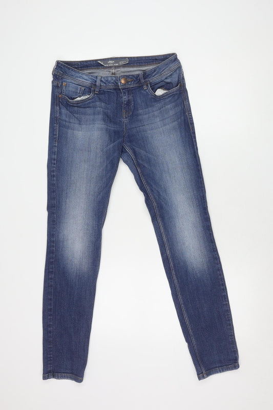 s.Oliver Women's Blue Skinny Jeans Size 8