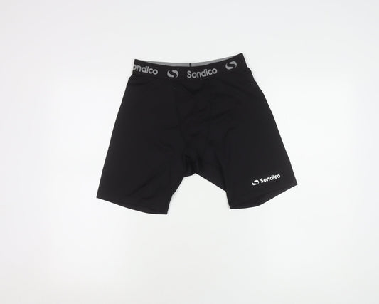 Sondico Men's Black Compression Shorts L