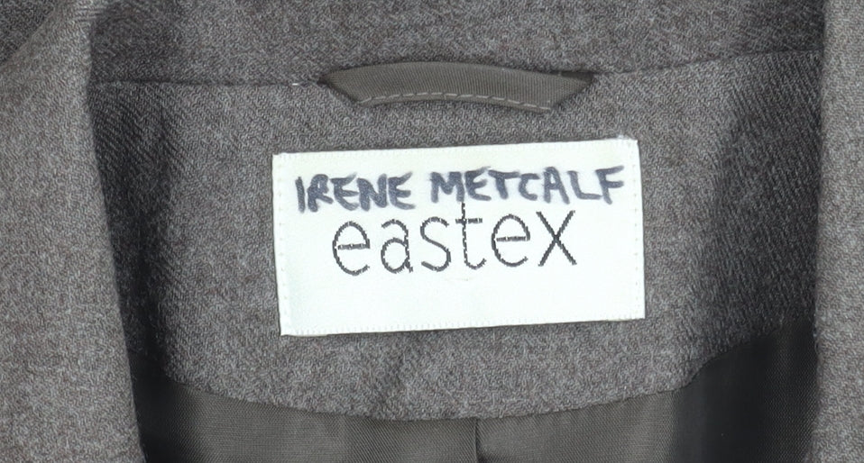 Eastex Women's Brown Wool Blend Suit Jacket Size 12