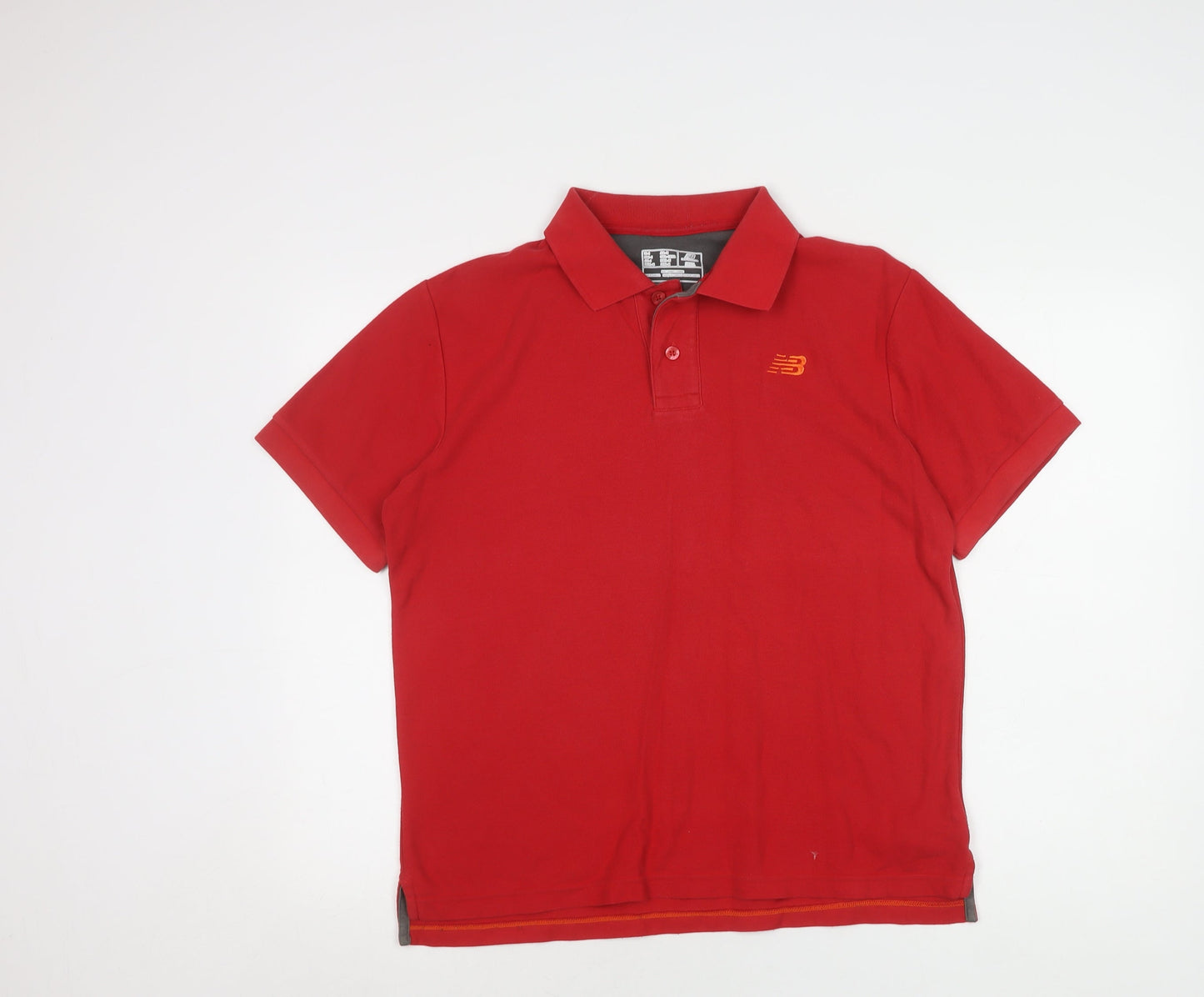 New Balance Men's Red Polo, Size S, Short Sleeve
