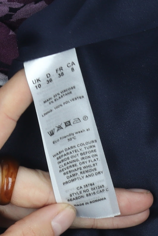 Eastex Women's Multicoloured Floral Dress, Size 10