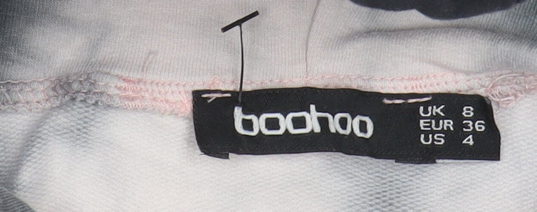 Boohoo Women's Multicoloured Tie-Dye Hoodie Size 8