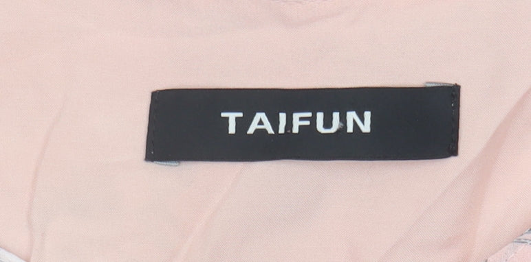 Taifun Women's Pink Floral Sleeveless Dress Size 6