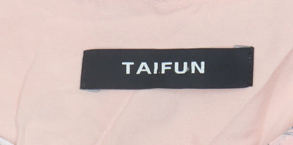 Taifun Women's Pink Floral Sleeveless Dress Size 6