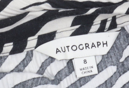 Womens UK Size 8 Marks and Spencer Multicoloured Basic Blouse