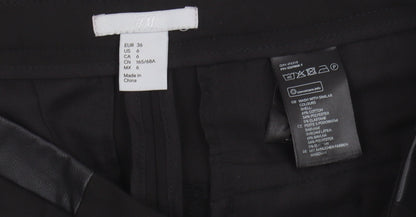 Womens UK Size 8 H&M   Black Trousers