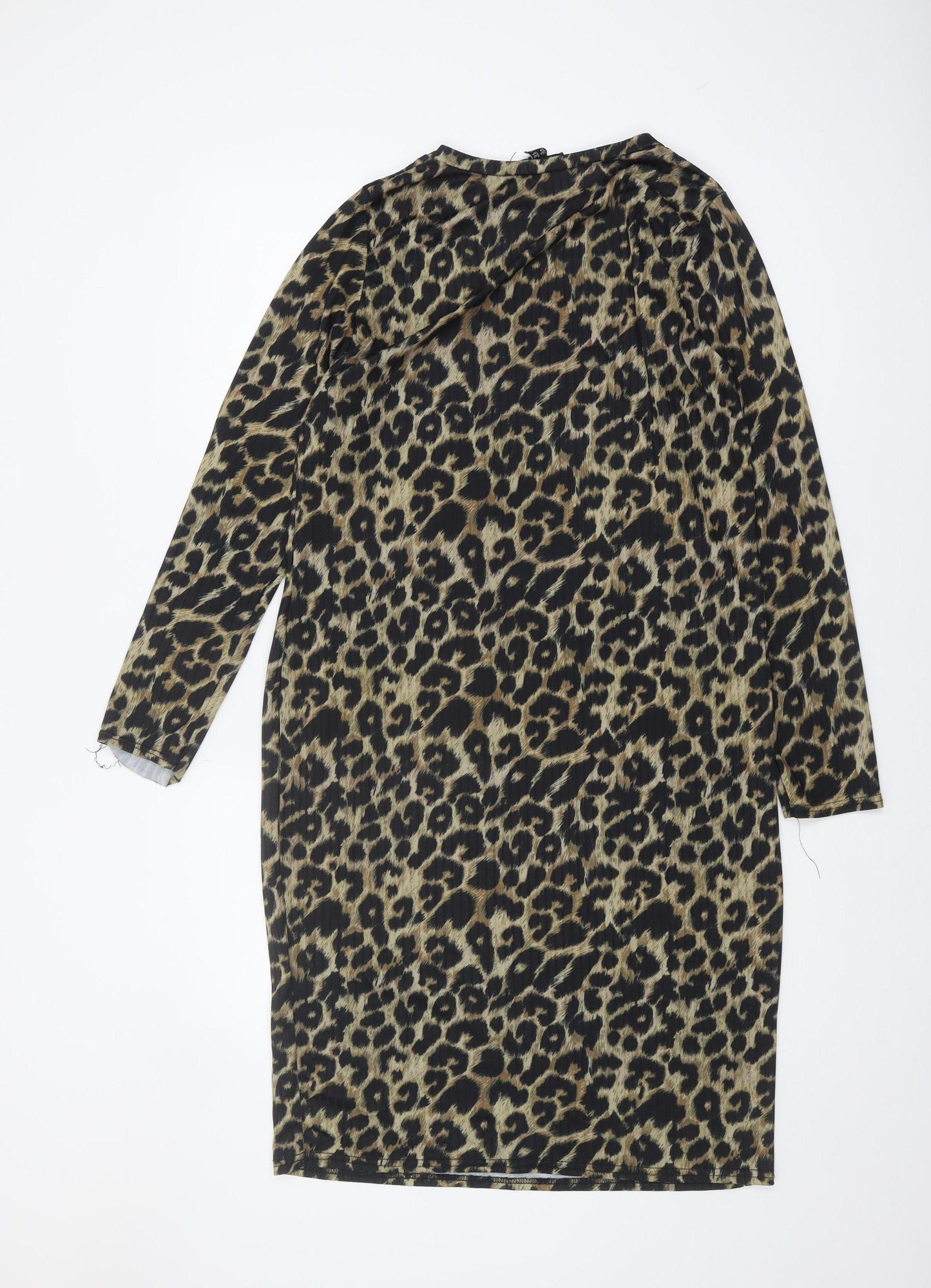 New Look Women’s Leopard Print Shift Dress Size 12
