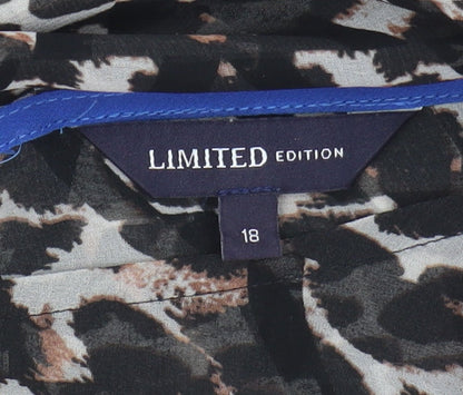 Womens UK Size 18 Marks and Spencer Multicoloured Basic Blouse