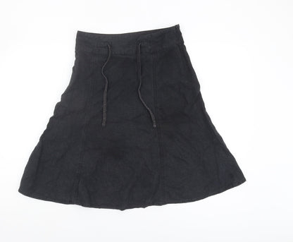 Next Women's Black A-Line Skirt Size 8, New