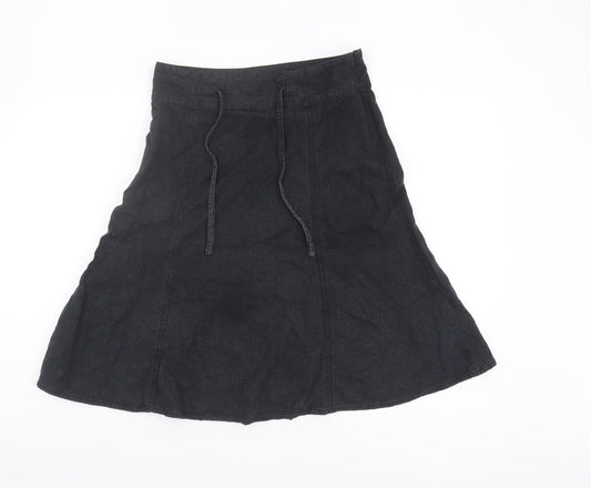 Next Women's Black A-Line Skirt Size 8, New
