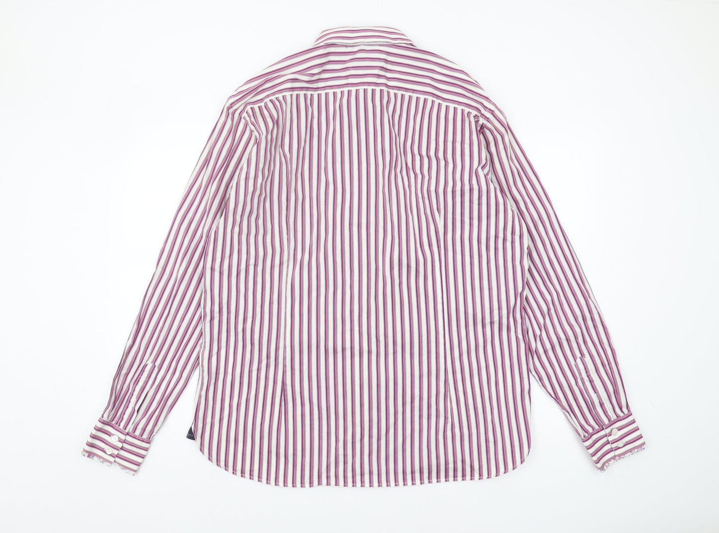 Ted Baker Men's Multicoloured Striped Button-Up Shirt