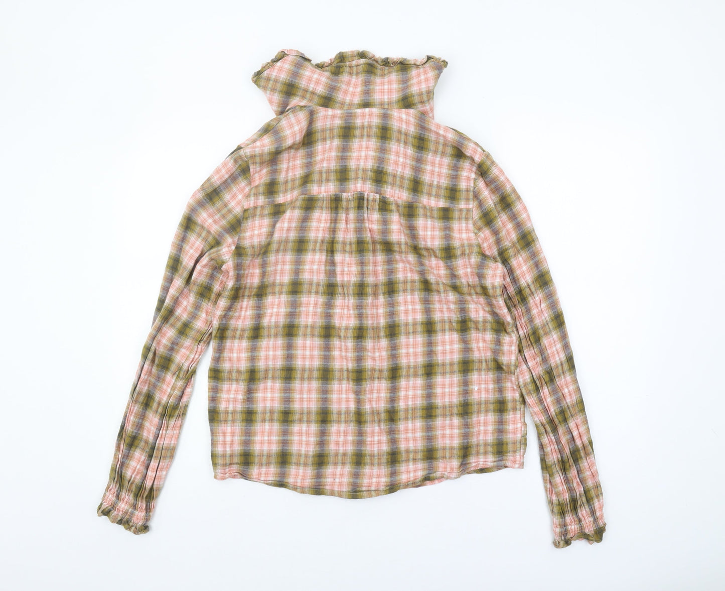 Womens UK Size 14 NEXT Multicoloured Basic Button-Up