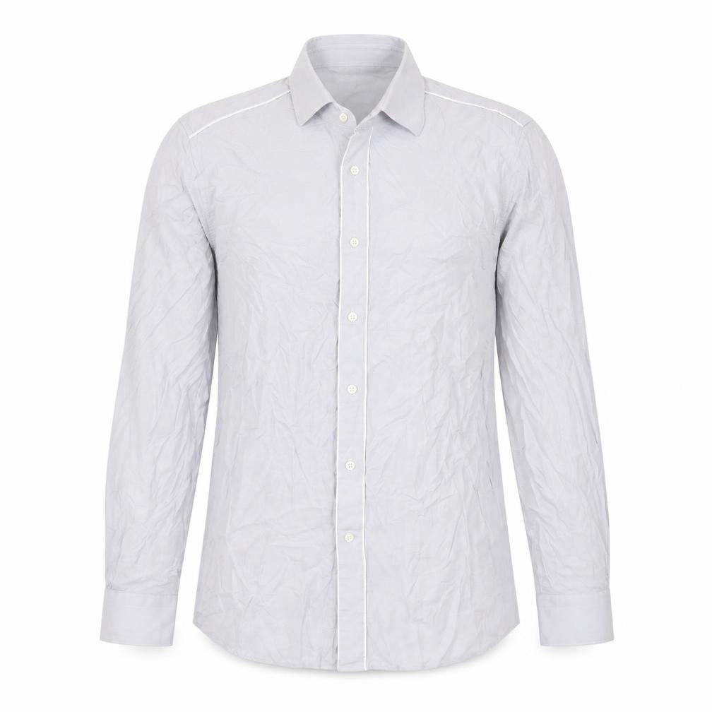 Womens UK Size M Reiss Grey Basic Button-Up