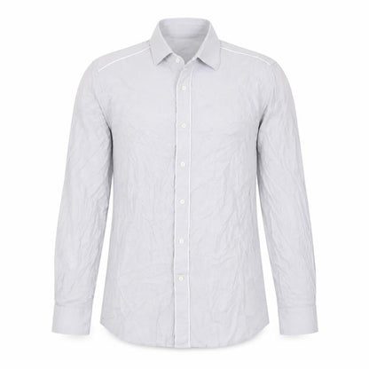 Womens UK Size M Reiss Grey Basic Button-Up
